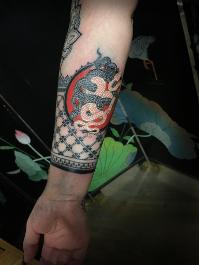 elegant tattoo for females by Contra tattoo Fresno CA